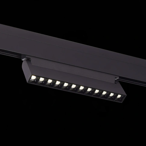 ST364.446.12 Магнитный трековый светильник Черный LED 1*12W 4000K 1 009Lm Ra>90 36° IP20 L219xW22xH1 фото 1