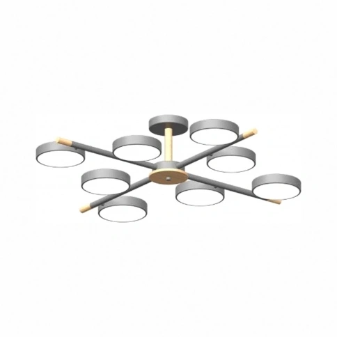 Потолочный cветильник LED4U L3209-860 GR фото 1