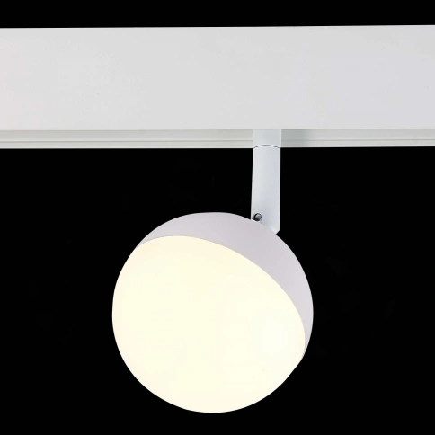 ST358.536.07 Магнитный трековый светильник Белый LED 1*7W 3000K 520Lm Ra>80 120° IP20 L120xW90xH192 фото 1