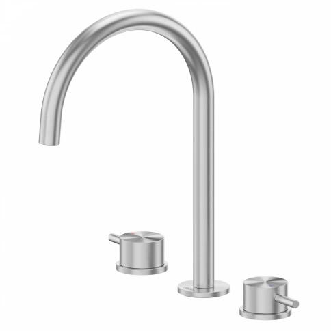 Смеситель ABBER Wasser Kreis 316 AF8108BST-M для раковины, сталь брашированная фото 1
