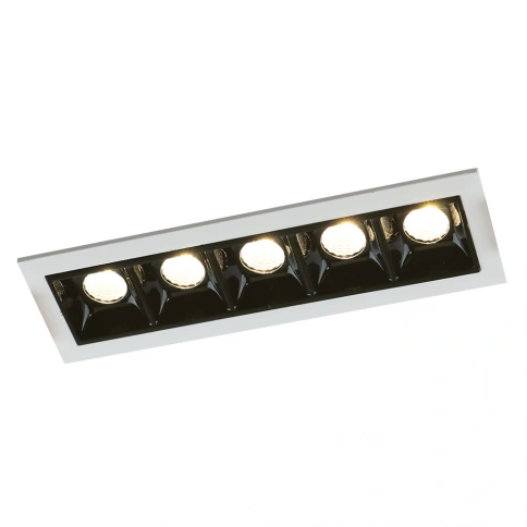 Точечный встраиваемый светильник Arte Lamp GRILL A3153PL-5BK фото 1