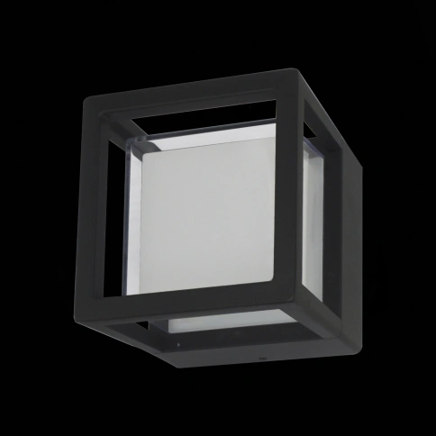SL9504.401.01 Светильник уличный настенный ST-Luce Черный/Белый LED 1*5W 4000K фото 1
