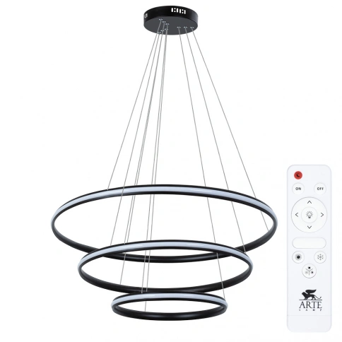 Подвесная люстра Arte Lamp MERIDIANA A2198SP-3BK фото 1