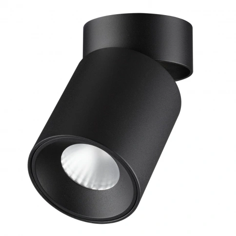 7132/7CL HIGHTECH ODL26 Потолочный светильник черный/металл IP20 LED 7W 75Лм 3000K 36° 220-240V TURN фото 2