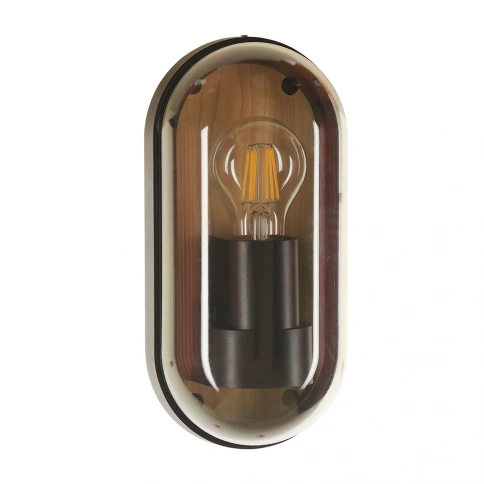 Уличный настенный светильник Arte Lamp MARFIK A2481AL-1BR фото 1