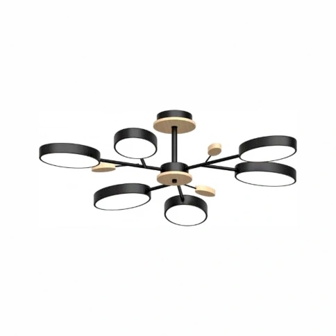 Потолочный cветильник LED4U L3220-830 BK фото 1
