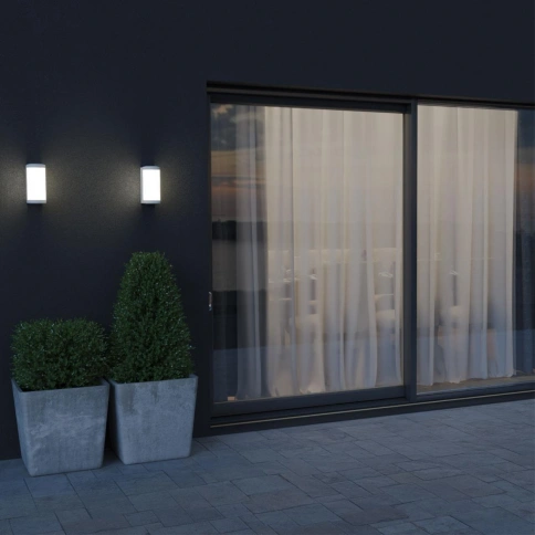 359299 STREET NT24 000 белый Светильник ландшафтный настенный IP65 LED 6W 4000K 180-265V OPAL фото 3