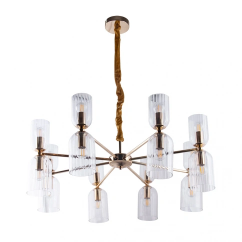 Подвесная люстра Arte Lamp CHARM A1623LM-16GO фото 1