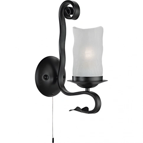 Бра Arte Lamp SCROLL A7915AP-1BK фото 1