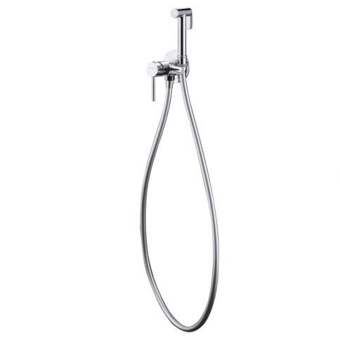 Смеситель ABBER Wasser Kreis AF8125 с гигиеническим душем, хром фото 2
