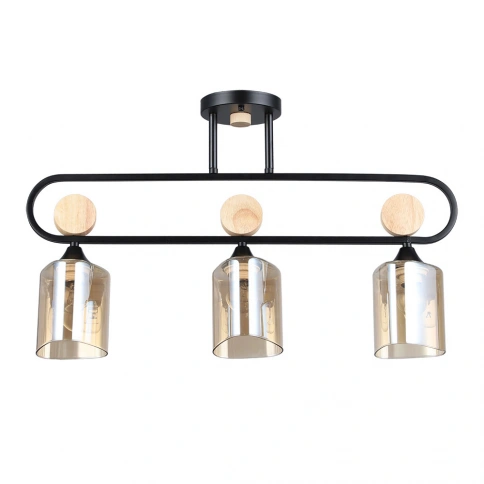 Потолочный светильник Arte Lamp GLAMORE A5076PL-3BK фото 1