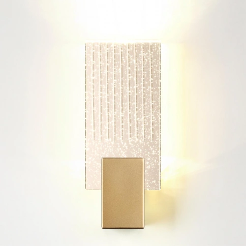 4362/5WL HIGHTECH ODL23 371 матовое золото/металл/стекло Настенный св-к IP20 LED 5W 218Лм 3000K RICC фото 2