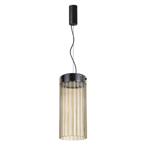 5047/10L L-VISION ODL24 439 черный/светл.янтарный/металл/стекло Подвес LED 10W 4000К 1237Лм PILLARI фото 2