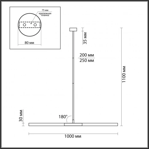 4306/2 HIGHTECH ODL22 295 античная бронза Потолочный светильник IP20 G9 2*40W SOHO фото 1