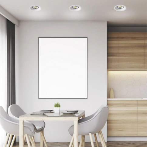 358024 SPOT NT19 464 белый Встраиваемый светильник IP20 LED 4100К 10W 220V GLOK фото 2
