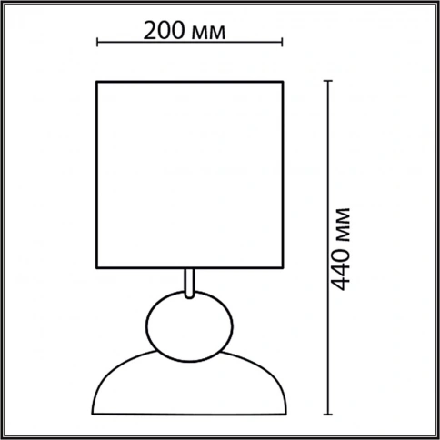 8127/1T COMFI LN25 000 коричневый/черный, керамика/текстиль Настольная лампа E27 1*60W 220V OVONA фото 1