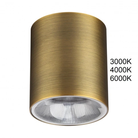 7137/12CL HIGHTECH ODL26 Потолочный светильник бронза/металл IP20 LED 12W 960Лм 3000K/4000K/6000K 36 фото 2