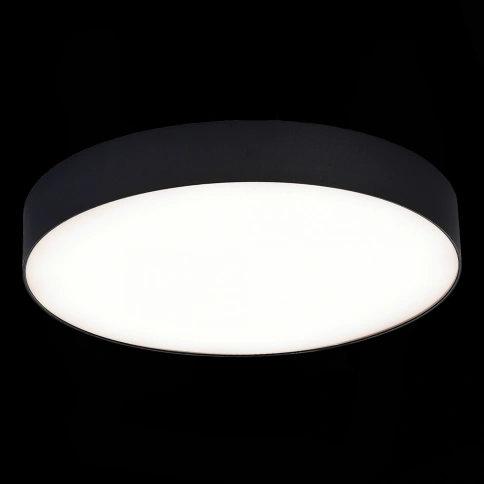 ST606.442.48 Светильник потолочный Черный LED 1*48W 4000K 4 320Lm Ra>85 120° IP20 D400xH55 185-265V фото 1
