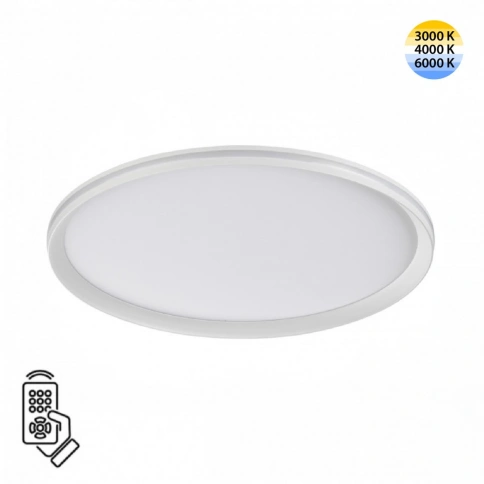 7749/80L MITRA LED SN 103 Светильник металл/PMMA/белый LED 80Вт 3000-6000К D495 IP20 пульт ДУ BETA фото 1