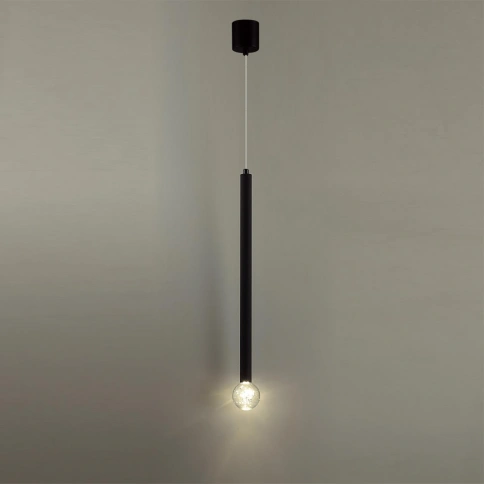 4373/3LA HIGHTECH ODL26 Подвесной светильник  черный/хрустальн. стекло/металл IP20 LED 3W 400Лм 3000 фото 3