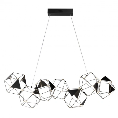 5087/32L L-VISION ODL25 505 черный хром/металл Люстра LED 32W 4000K 1900Лм TRELLIS фото 3