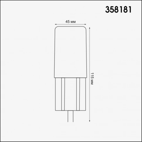 358181 STREET NT19 392 белый Ландшафтный светильник IP65 LED 4000K 3W 100-240V NOKTA фото 1