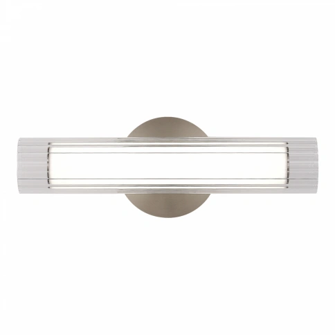SL2010.121.01 Светильник настенный ST-Luce Никель/Белый, Прозрачный LED 1*7W 3000K/4000K фото 1
