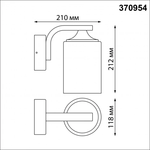 370954 STREET NT23 356 черный Светильник ландшафтный IP54 E27 max 60W 220-240V NAMI фото 1