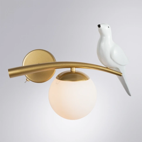 Настенный светильник Arte Lamp ELTANIN A3422AP-1GO фото 1