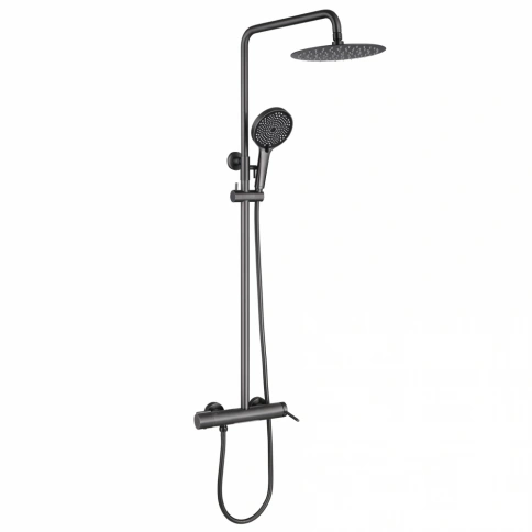 Душевая стойка ABBER Emotion AF8816NGL с изливом, никель фото 1