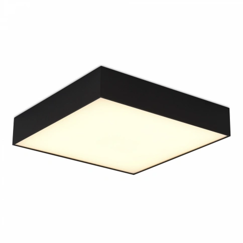 ST608.432.27 Светильник потолочный Черный LED 1*27W 3000K 2 160Lm Ra>90 120° IP20 L220xW220xH55 180- фото 1