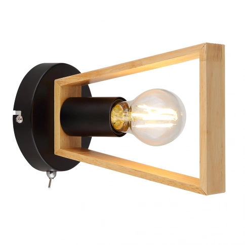 Настенный светильник Arte Lamp BRUSSELS A8030AP-1BK фото 1