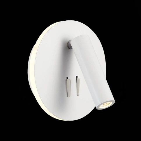 SL1586.513.01 Светильник настенный Белый LED 1*8W 3000K 624Lm Ra>80 24° IP20 L-xW155xH155 170-240V фото 1