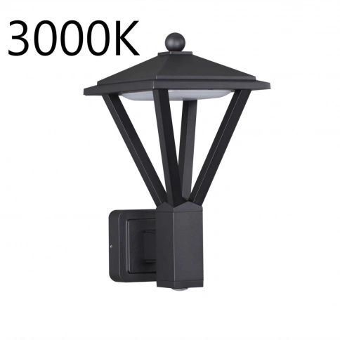 6655/15WL3 NATURE ODL25 719 черный/металл Уличный настенный светильник IP54 LED 15W (12W SMD LED + 3 фото 2