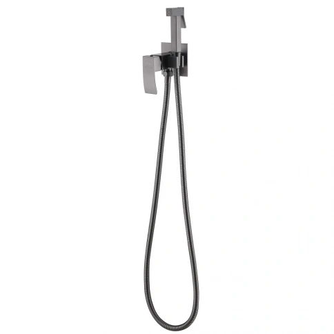 Смеситель ABBER Wasserfall AF8625NG с гигиеническим душем, никель фото 2