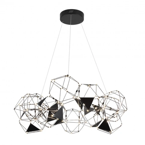 5087/56L L-VISION ODL25 505 черный хром/металл Люстра LED 56W 4000K 3360Лм TRELLIS фото 3