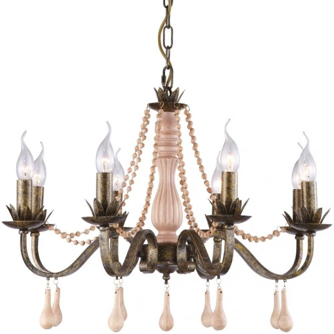 Подвесная люстра Arte Lamp ROSARIO A1832LM-8GA фото 1