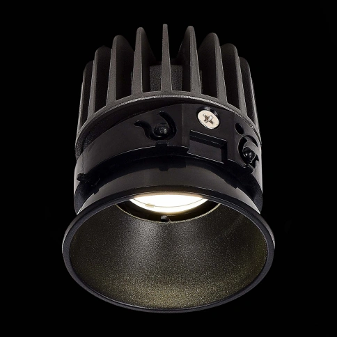 ST851.448.12 Светодиодный модуль Черный LED 1*2W 4000K 960Lm Ra90 36° IP20 D69xH85 220-240V(глянец) фото 1
