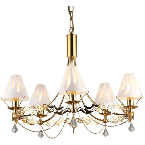 Подвесная люстра Arte Lamp FUJI A1626LM-5GO фото 1