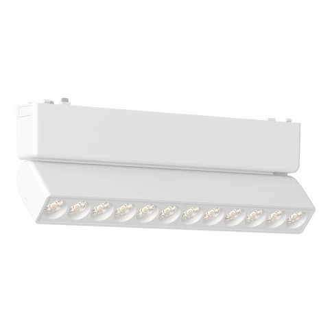 ST675.536.12 Магнитный трековый светильник Белый LED 1*12W 3000K 710Lm Ra>90 IP20 L230xW26xH82 48V фото 1