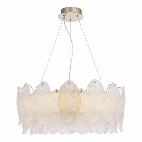 SL6135.213.01 Светильник подвесной ST-Luce золото/прозрачный, янтарный LED 1*42W 3000K фото 1
