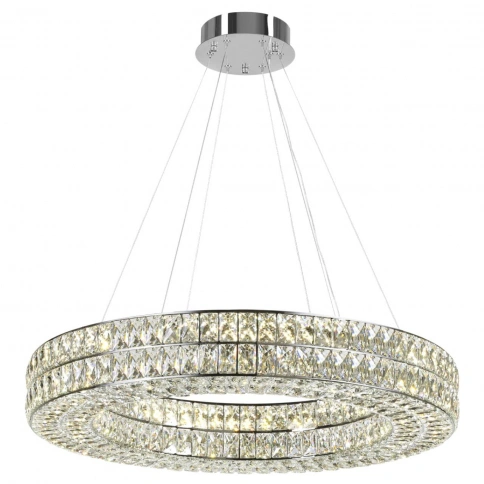 4927/85L L-VISION ODL24 599 хром/металл/хрусталь Люстра LED 85W 4000K 5074Лм PANTA фото 3