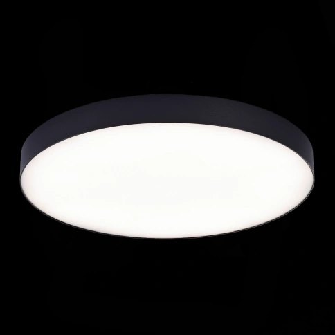 ST606.442.96 Светильник потолочный Черный LED 1*96W 4000K 8 640Lm Ra>85 120° IP20 D600xH55 185-265V фото 1