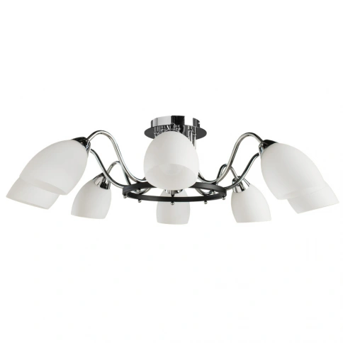 Потолочная люстра Arte Lamp FIORENTINO A7144PL-8BK фото 1