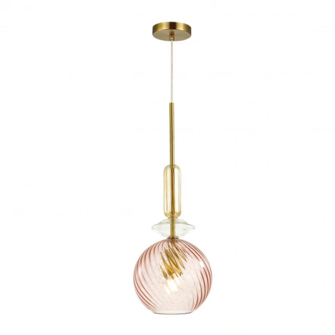 4862/1 PENDANT ODL21 373 розовый/золото Подвес E27 1*60W BELLA фото 3