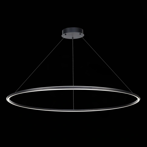 ST605.403.57 Cветильник подвесной SMART ST-Luce Черный/Белый LED 1*57W 2800-6500K фото 1