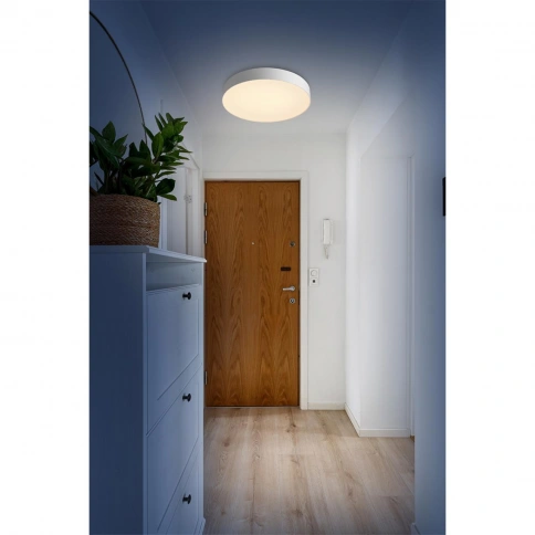 7779/EL BASICA SN 000 Светильник пластик/белый LED 70Вт 3000-6000К D490 IP43 пульт ДУ OPTIMA фото 3