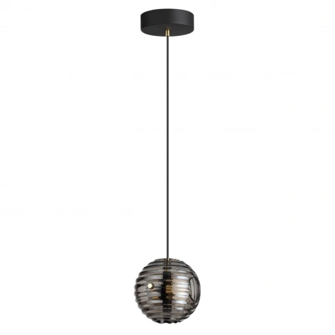 5041/12L L-VISION ODL24 543 черн./золото/дымчатый/металл/стеко Подвес LED 12W 4000К 1526Лм TRONI фото 2