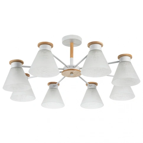 Потолочная люстра Arte Lamp TYLER A1031PL-8WH фото 1