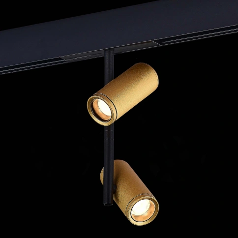 ST808.236.16 Магнитный трековый светильник Золотистый LED 1*16W 3000K 1 100Lm Ra>90 36° IP20 D45xH24 фото 1